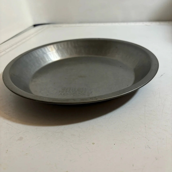 🛍️3/$30 Vintage Ekcoloy metal  round pie cake baking dish pan‎ plate - Picture 4 of 10